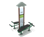 Playground Equipment Royal Double Station Sit Up Bench (PFT017) - SchoolOutlet