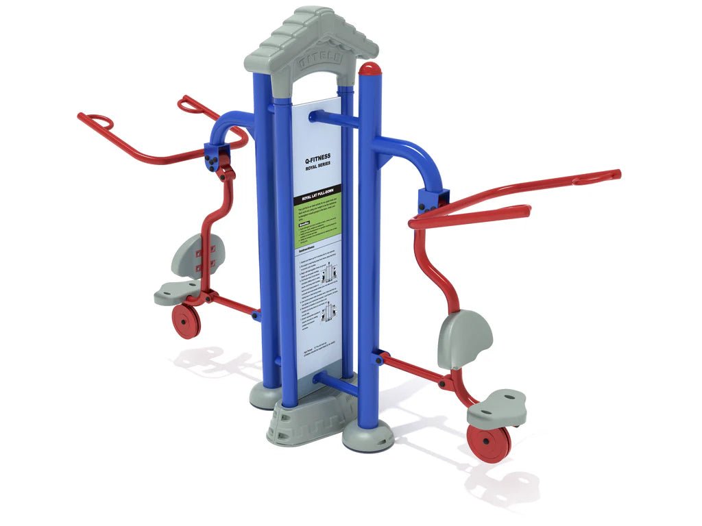 Playground Equipment Royal Double Station Lat Pulldown (PFT019) - SchoolOutlet