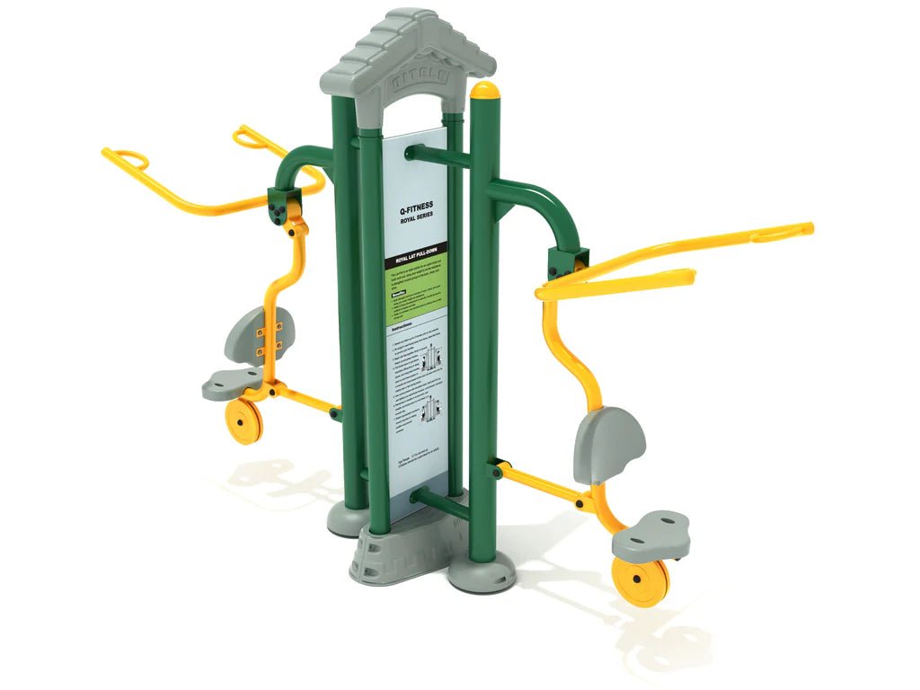 Playground Equipment Royal Double Station Lat Pulldown (PFT019) - SchoolOutlet
