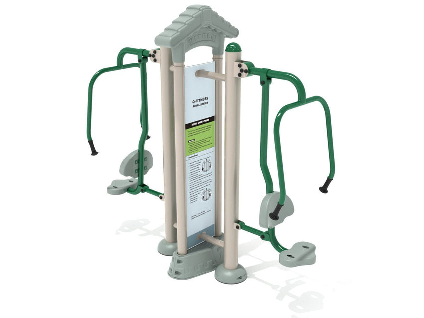 Playground Equipment Royal Double Station Chest Press (PFT020) - SchoolOutlet