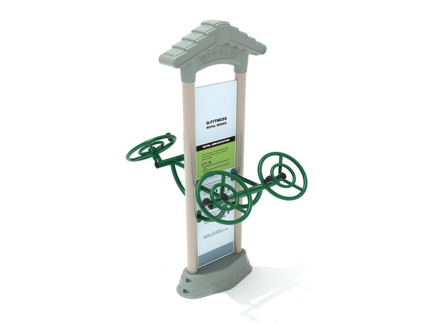 Playground Equipment Royal Double Station Arm Rotation (PFT021X) - SchoolOutlet