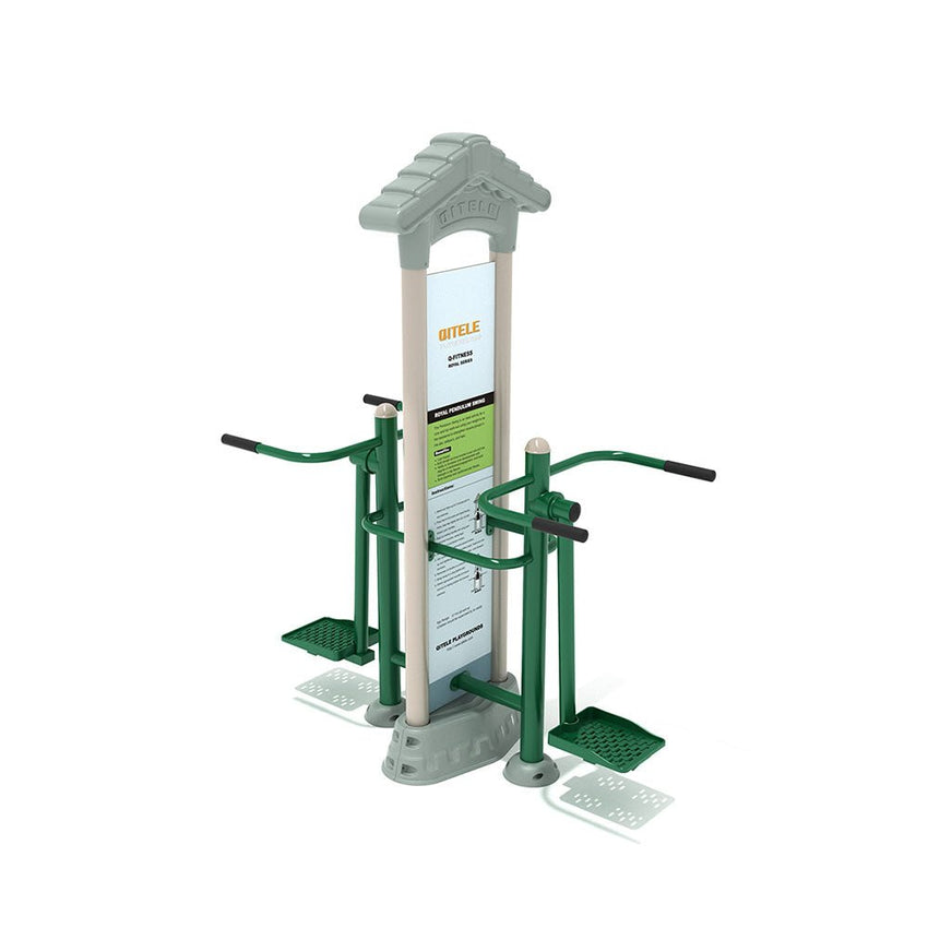 Playground Equipment Royal Double Station Pendulum Swing (PFT023) - SchoolOutlet