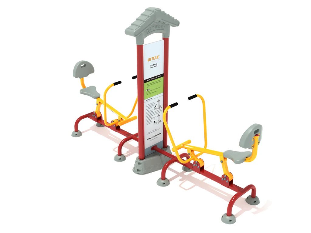 Playground Equipment Royal Double Station Rower (PFT026) - SchoolOutlet
