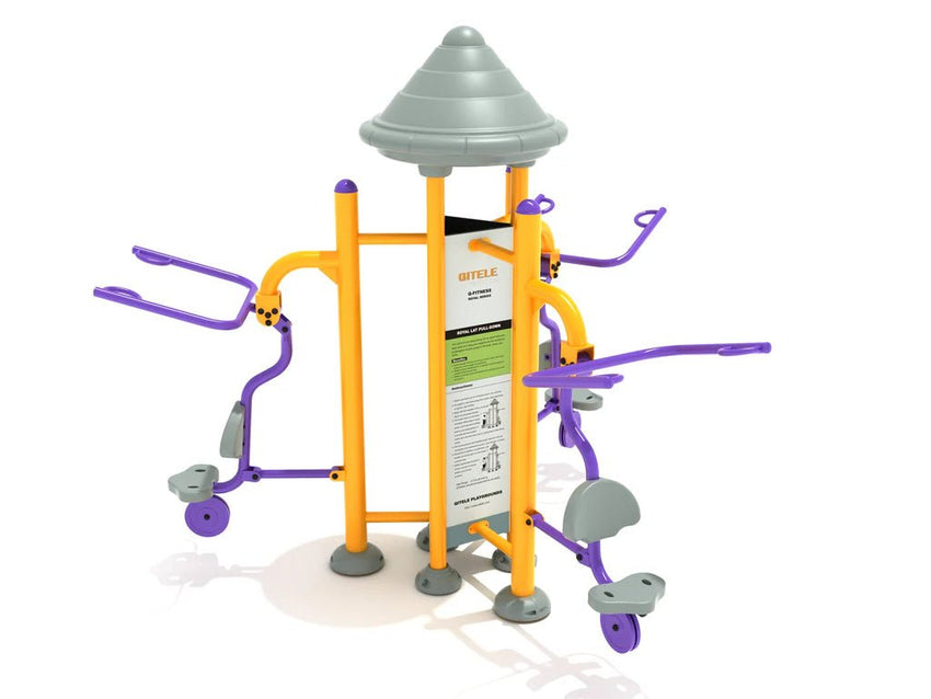Playground Equipment Royal Triple Station Lat Pull Down (PFT034) - SchoolOutlet