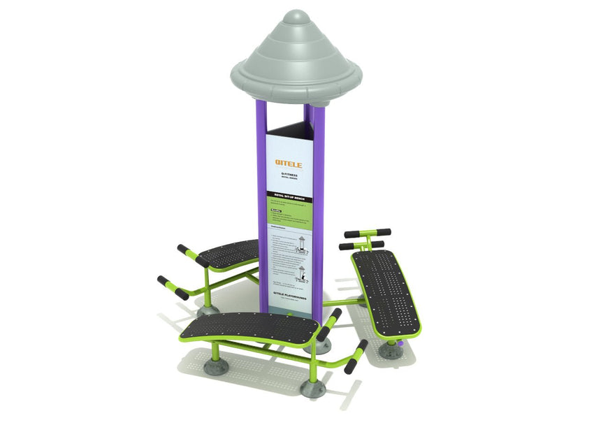 Playground Equipment Royal Triple Station Sit Up Bench (PFT036) - SchoolOutlet