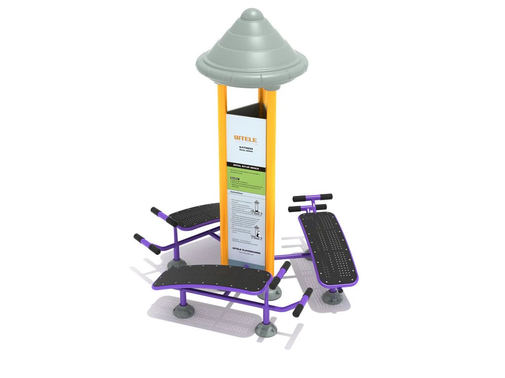 Playground Equipment Royal Triple Station Sit Up Bench (PFT036) - SchoolOutlet