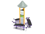 Playground Equipment Royal Triple Station Sit Up Bench (PFT036) - SchoolOutlet