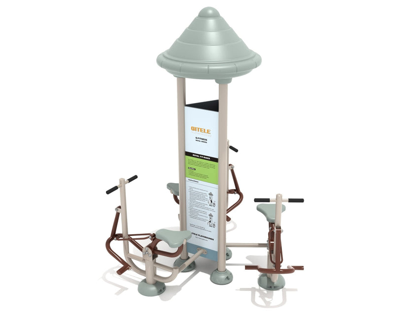 Playground Equipment Royal Triple Station Fit Rider (PFT037) - SchoolOutlet