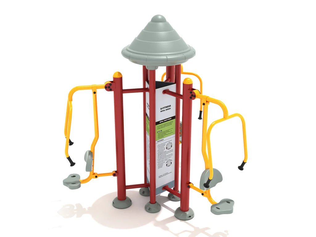 Playground Equipment Royal Triple Station Chest Press (PFT038) - SchoolOutlet