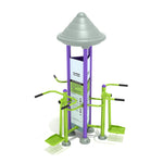 Playground Equipment Royal Triple Station Pendulum Swing (PFT040) - SchoolOutlet