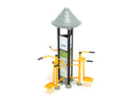 Playground Equipment Royal Triple Station Pendulum Swing (PFT040) - SchoolOutlet