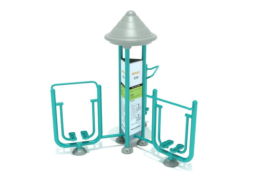Playground Equipment Royal Triple Station Sky Walker (PFT042) - SchoolOutlet