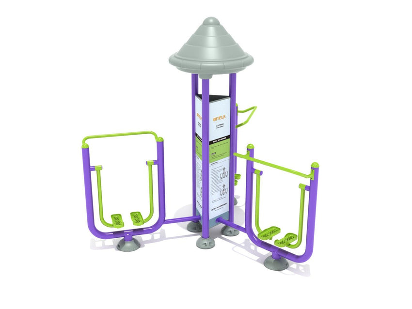 Playground Equipment Royal Triple Station Sky Walker (PFT042) - SchoolOutlet