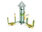 Playground Equipment Royal Triple Station Country Skier (PFT043) - SchoolOutlet