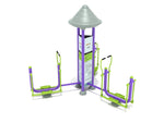 Playground Equipment Royal Triple Station Country Skier (PFT043) - SchoolOutlet