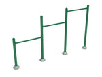 Playground Equipment Triple Station Inclined Chin - Up Bars (PFT046) - SchoolOutlet
