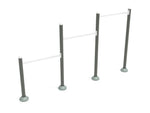 Playground Equipment Triple Station Inclined Chin - Up Bars (PFT046) - SchoolOutlet