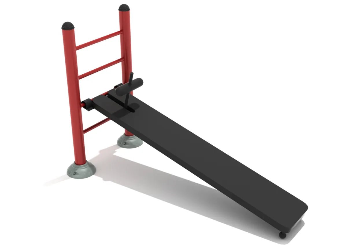 Playground Equipment Inverted Sit - Up Bench for Outdoor Use (PFT066) - SchoolOutlet