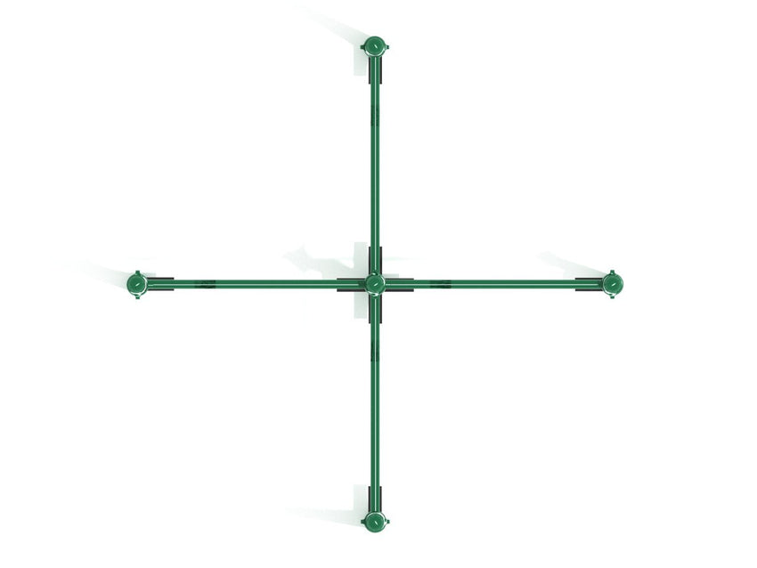 Playground Equipment Quadruple Pull - up Bar Unit (PFT067) - SchoolOutlet