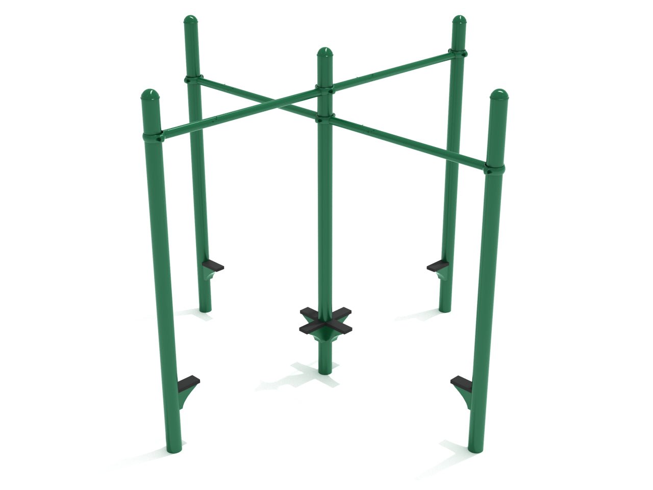Playground Equipment Quadruple Pull - up Bar Unit (PFT067) - SchoolOutlet