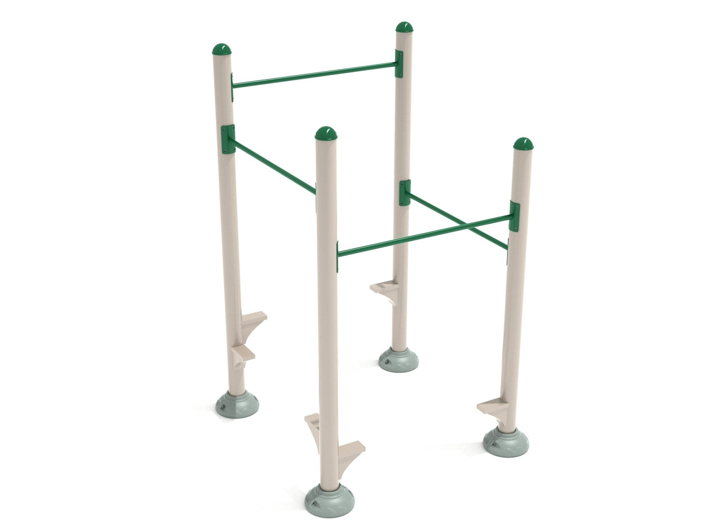 Playground Equipment Inclined Quadruple Station Chin Up Bars (PFT069) - SchoolOutlet