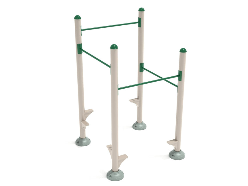 Playground Equipment Inclined Quadruple Station Chin Up Bars (PFT069) - SchoolOutlet
