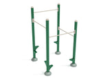 Playground Equipment Inclined Quadruple Station Chin Up Bars (PFT069) - SchoolOutlet