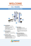 Playground Equipment Fitness Station Sign (PFT110) - SchoolOutlet