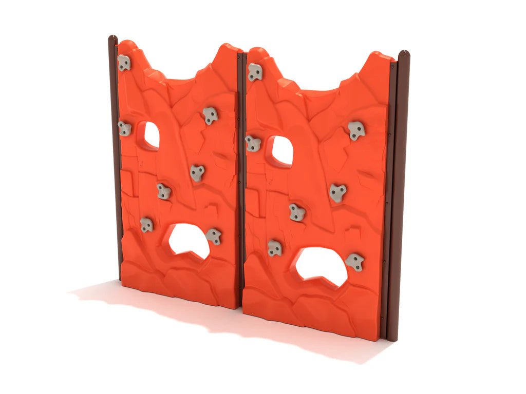 Playground Equipment Double Parallel Rock Climbing Wall (PGC006) - SchoolOutlet