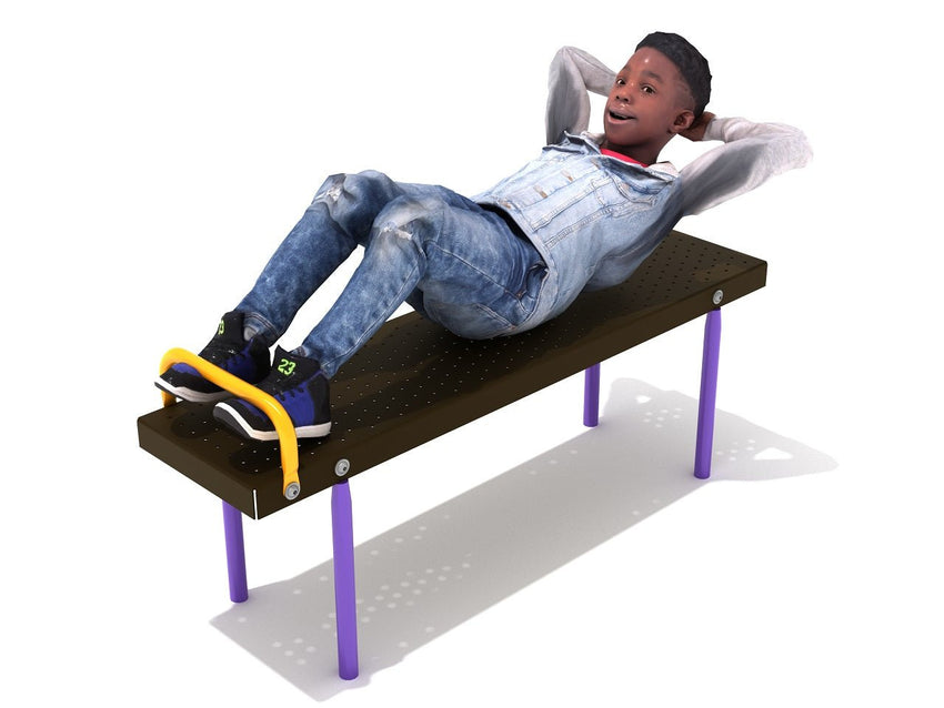 Playground Equipment Straight Sit Up Bench (PGC010) - SchoolOutlet