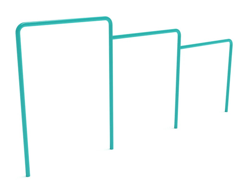 Playground Equipment Triple Uneven Agility Bars (PGC013) - SchoolOutlet