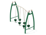 Playground Equipment Curved Post Tilted Pebble Bridge (PGS009) - SchoolOutlet