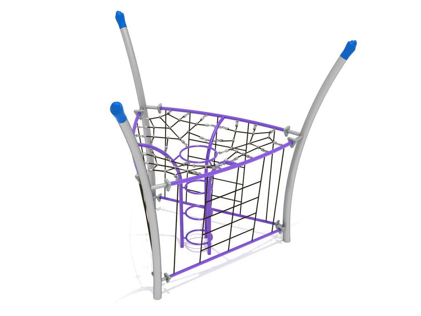 Playground Equipment Combination Manhole Rope Climber with Side Nets (PGS013) - SchoolOutlet