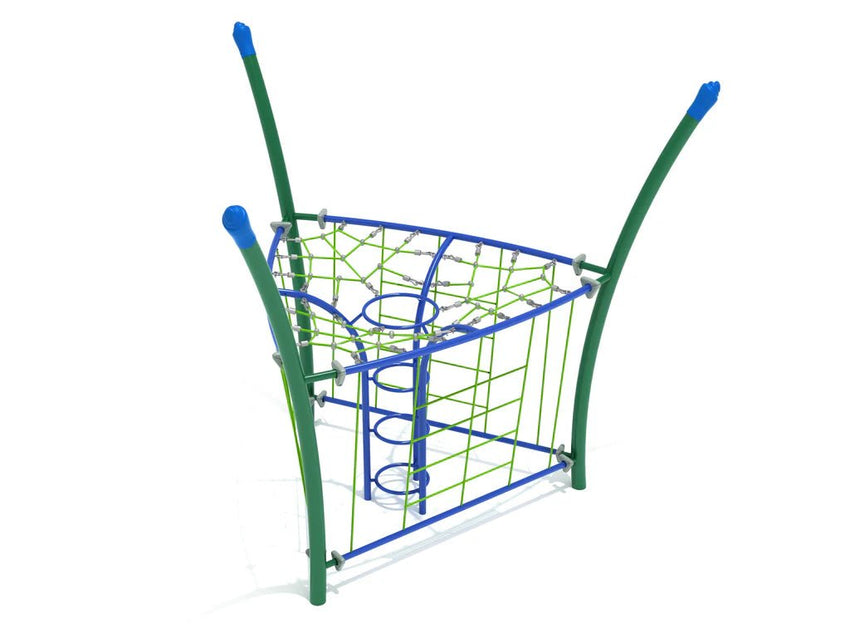 Playground Equipment Combination Manhole Rope Climber with Side Nets (PGS013) - SchoolOutlet
