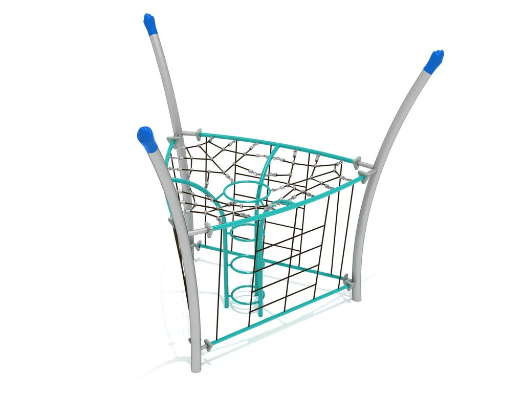Playground Equipment Combination Manhole Rope Climber with Side Nets (PGS013) - SchoolOutlet