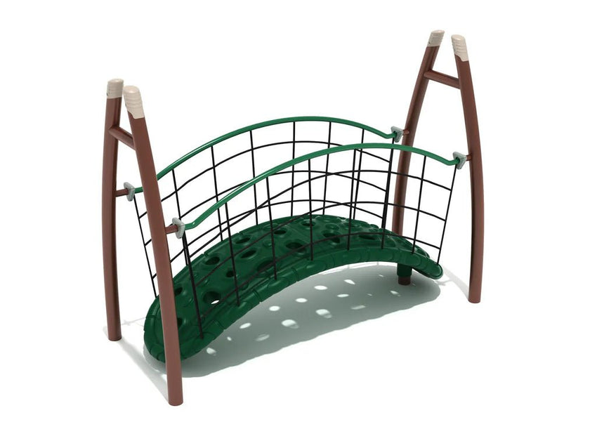 Playground Equipment Curved Post Floating Bridge (PGS015) - SchoolOutlet