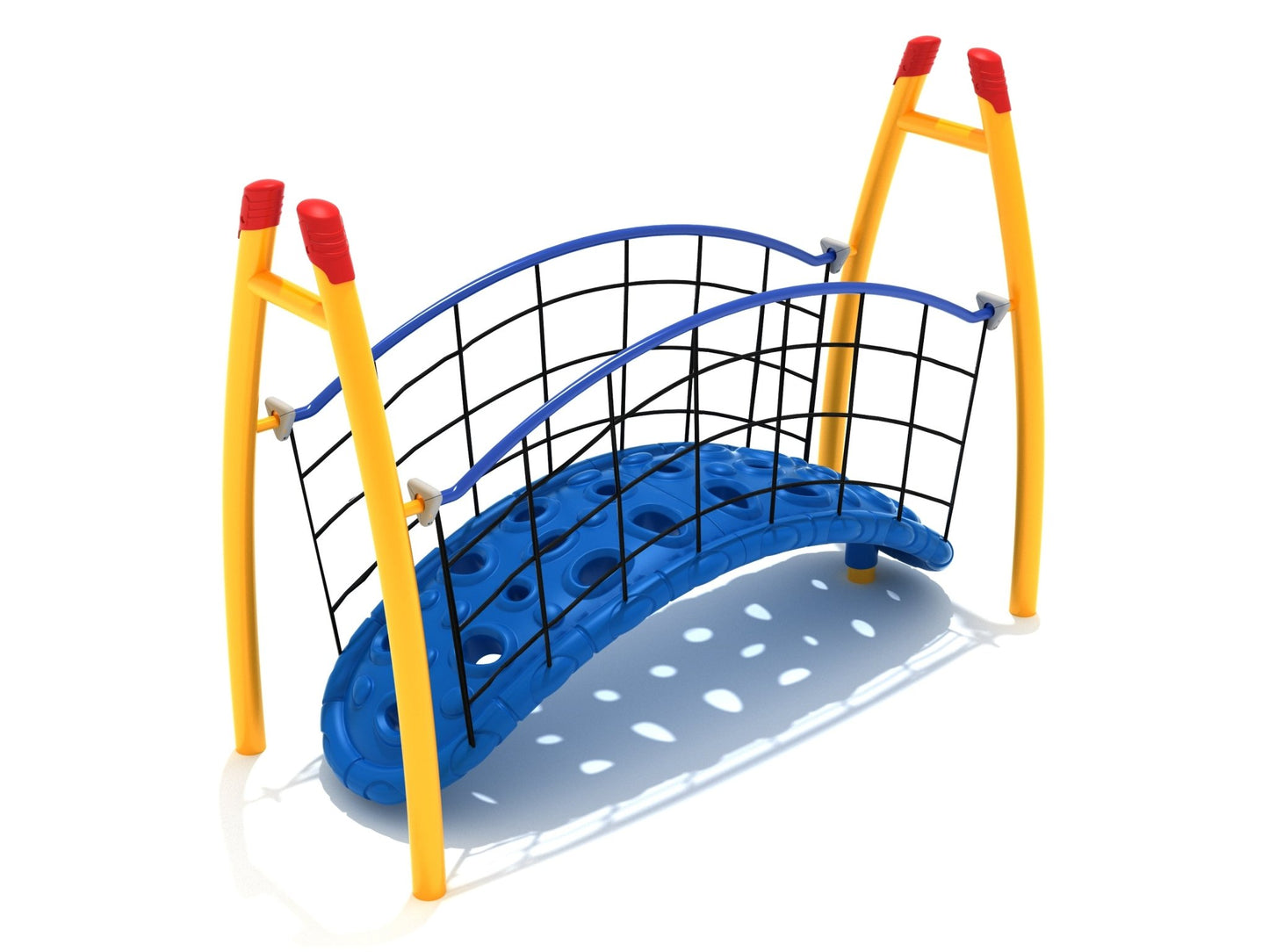 Playground Equipment Curved Post Floating Bridge (PGS015) - SchoolOutlet