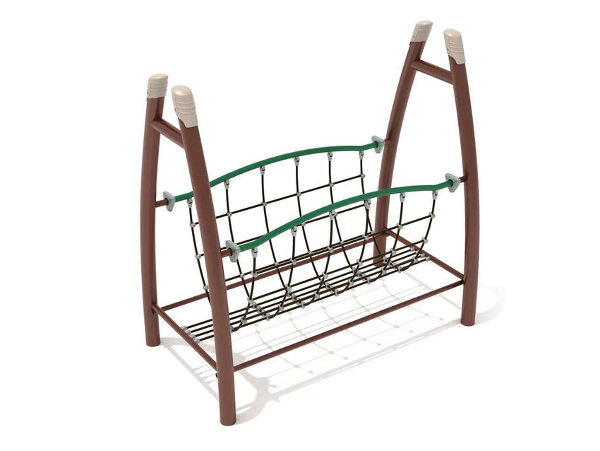 Playground Equipment Curved Post Net Bridge (PGS017) - SchoolOutlet