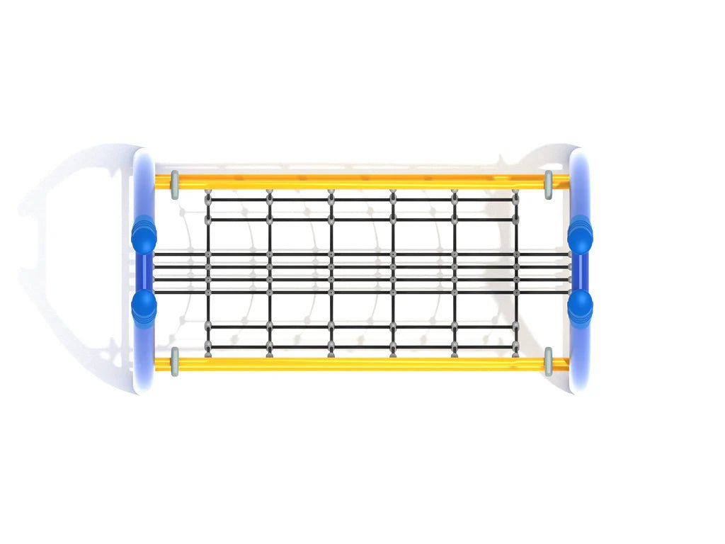 Playground Equipment Curved Post Net Bridge (PGS017) - SchoolOutlet