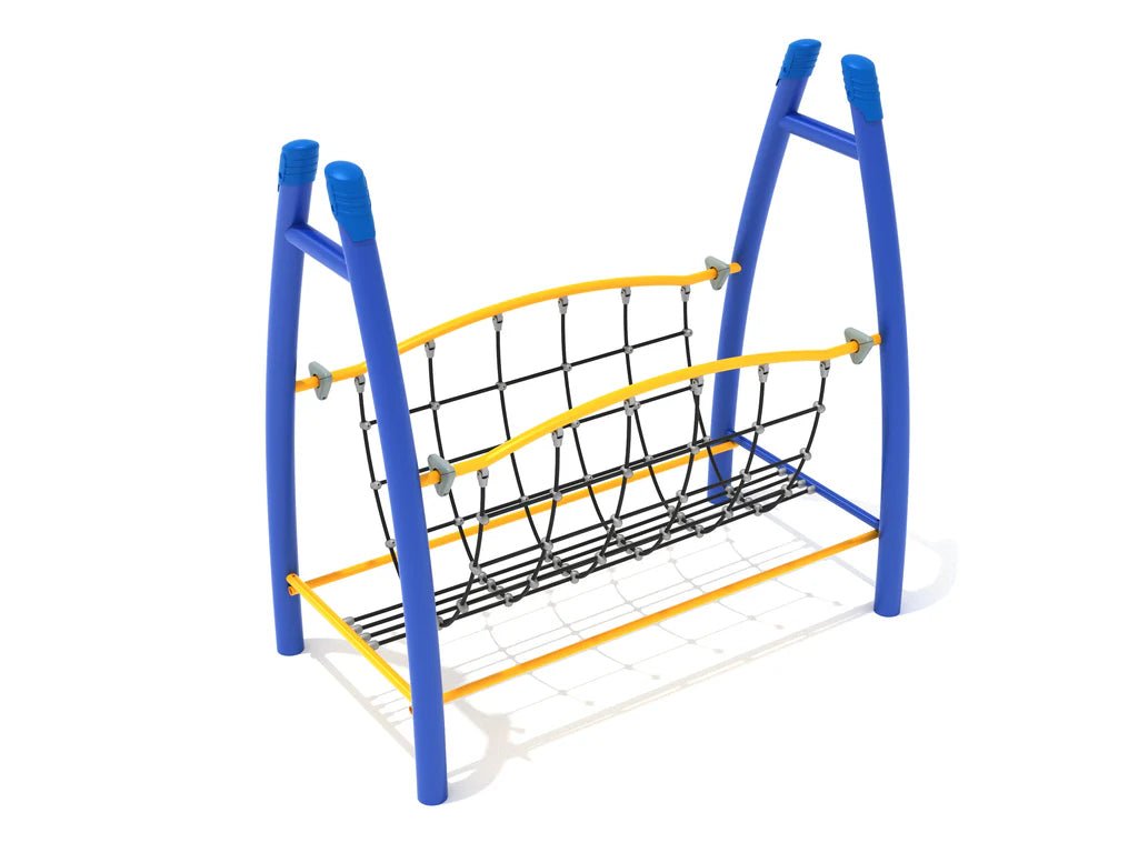 Playground Equipment Curved Post Net Bridge (PGS017) - SchoolOutlet