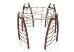 Playground Equipment Curved Post Circle Overhead Swinging Ring Ladder (PGS018) - SchoolOutlet