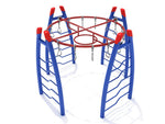 Playground Equipment Curved Post Circle Overhead Swinging Ring Ladder (PGS018) - SchoolOutlet