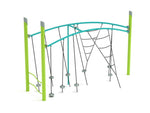 Playground Equipment Lily Pad Bridge with Net Attachment (PGS019) - SchoolOutlet