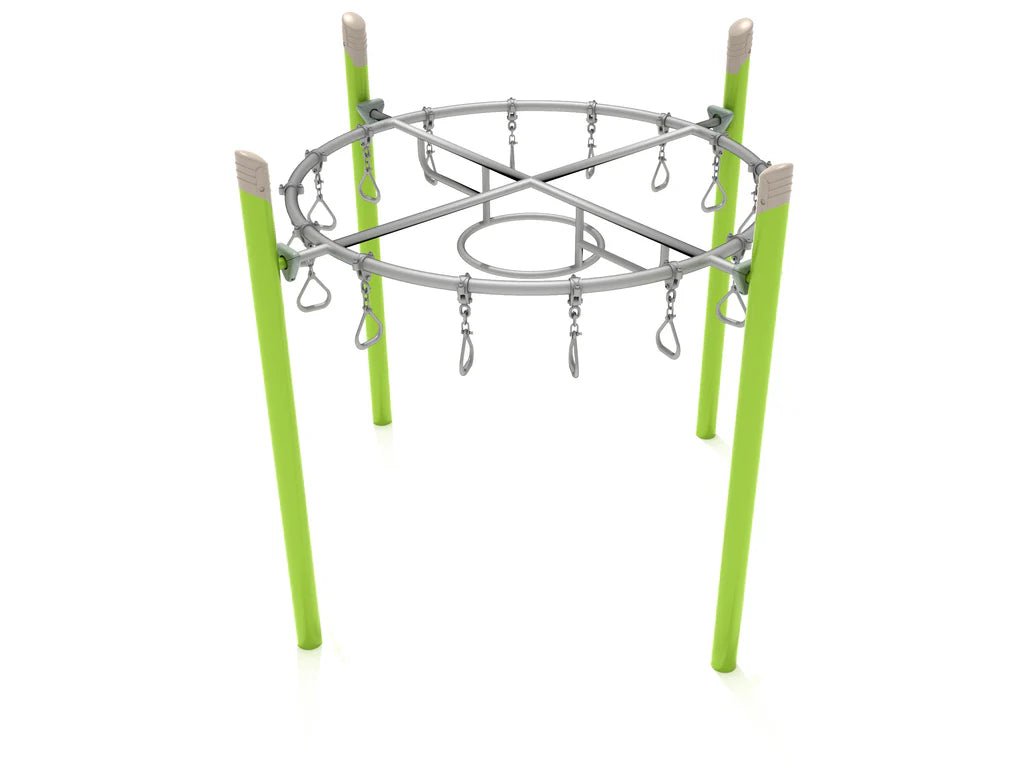 Playground Equipment Single Post Circle Overhead Swinging Ring Ladder (PGS022) - SchoolOutlet