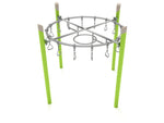 Playground Equipment Single Post Circle Overhead Swinging Ring Ladder (PGS022) - SchoolOutlet
