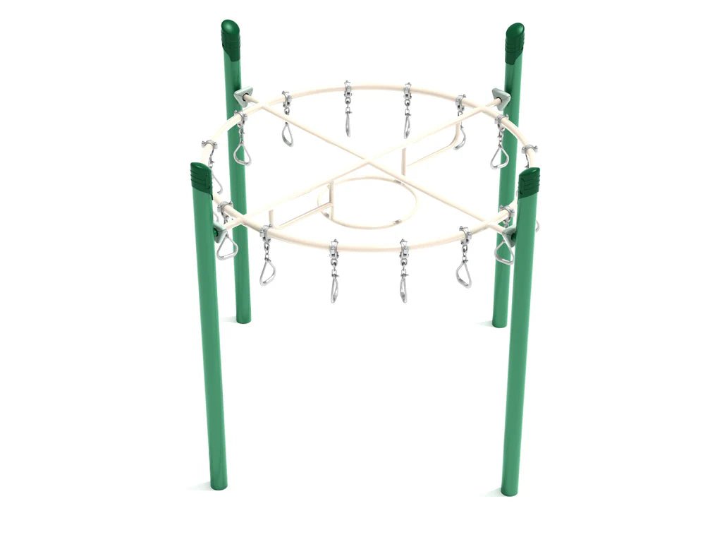 Playground Equipment Single Post Circle Overhead Swinging Ring Ladder (PGS022) - SchoolOutlet