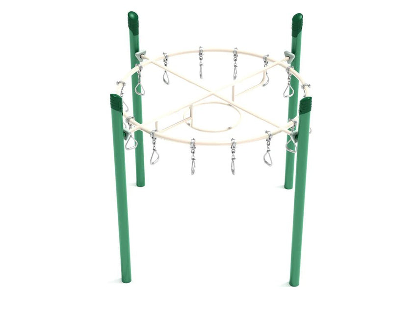 Playground Equipment Single Post Circle Overhead Swinging Ring Ladder (PGS022) - SchoolOutlet