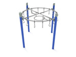 Playground Equipment Single Post Circle Overhead Swinging Ring Ladder (PGS022) - SchoolOutlet