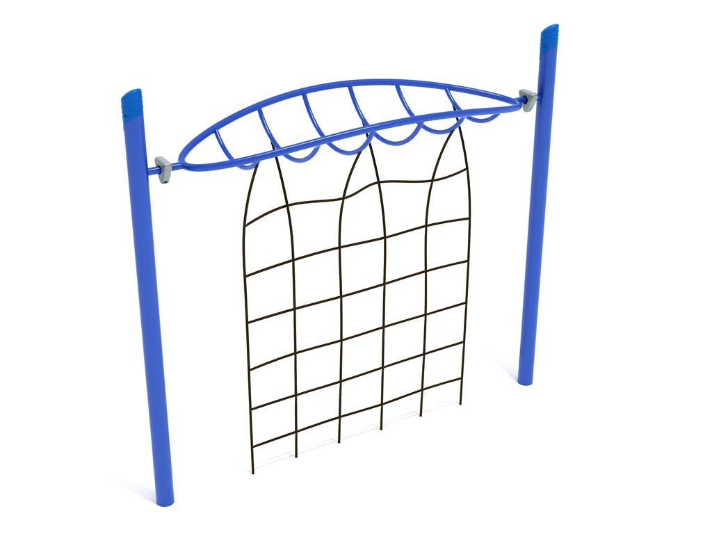 Playground Equipment Single Post Overhead Inverted Horizon Climber with Rope Attachment (PGS025) - SchoolOutlet