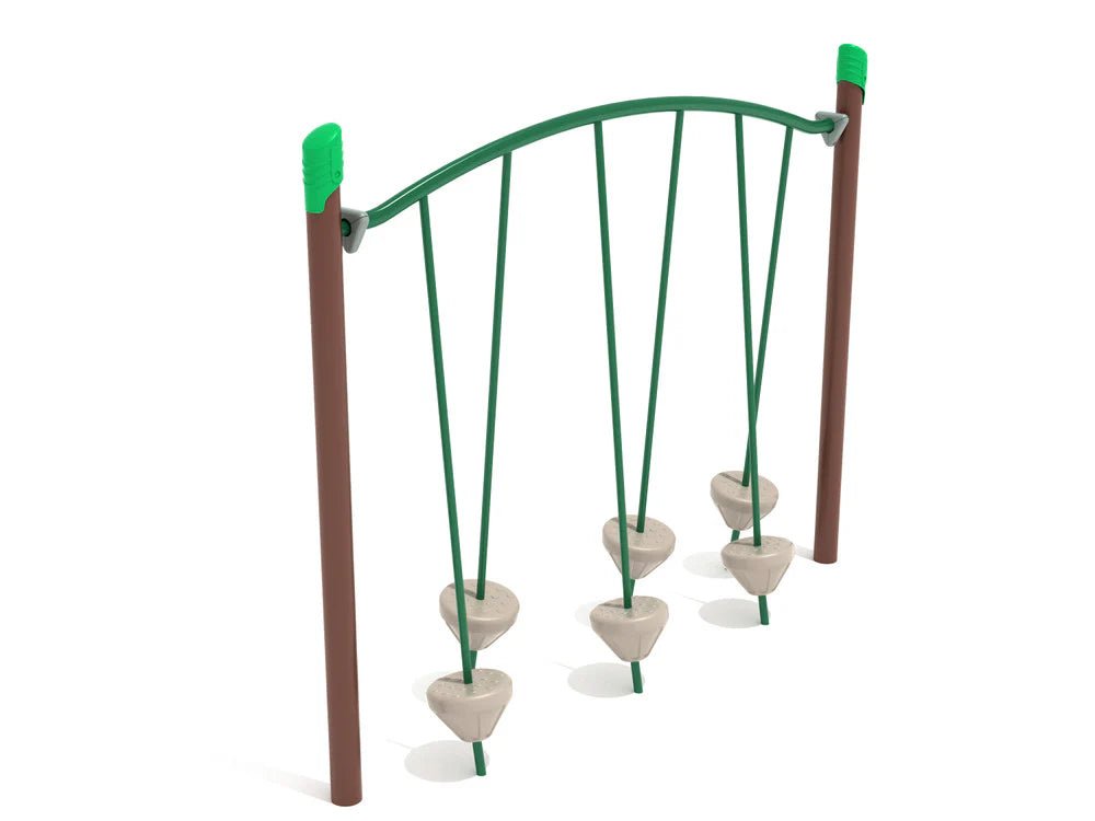 Playground Equipment Single Post Tilted Pebble Bridge (PGS029) - SchoolOutlet